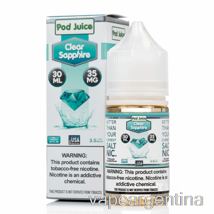 Zafiro Claro - Jugo De Vaina - 30ml 35mg Vape Argentina
